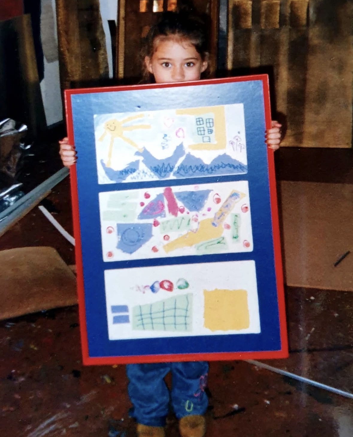 Dylan growing up in the studio